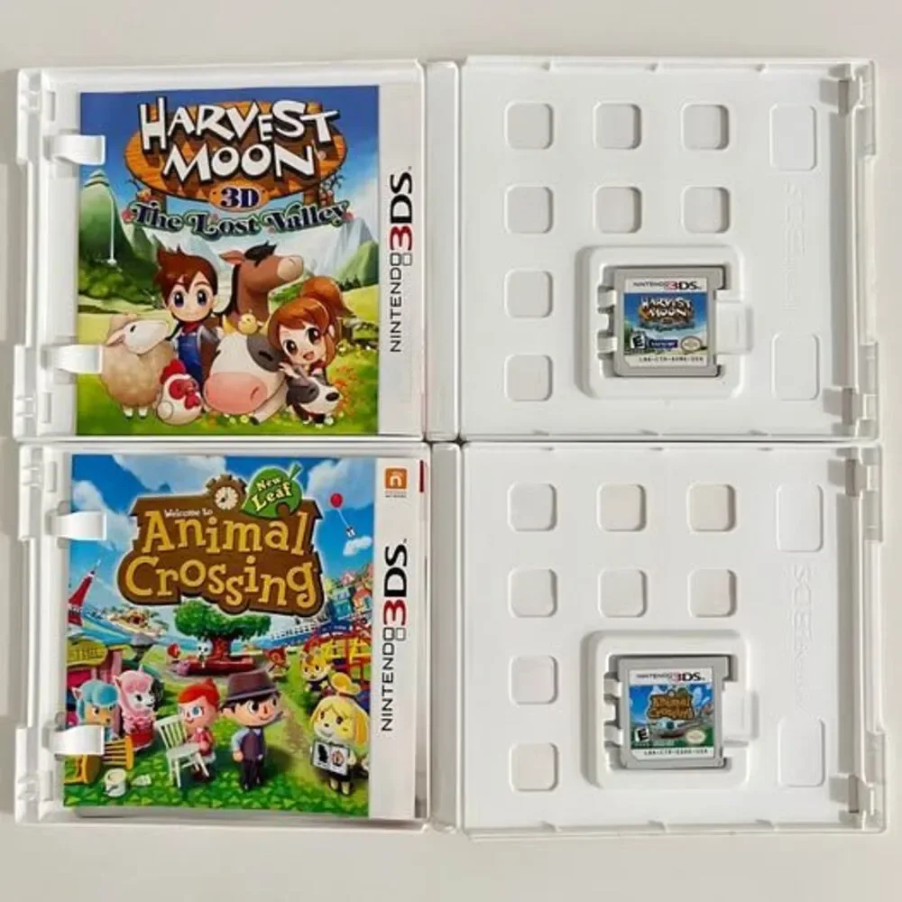 Nintendo 3DS Games lot of 6 & 5 3DS AR Cards (A1-A4 & A6)